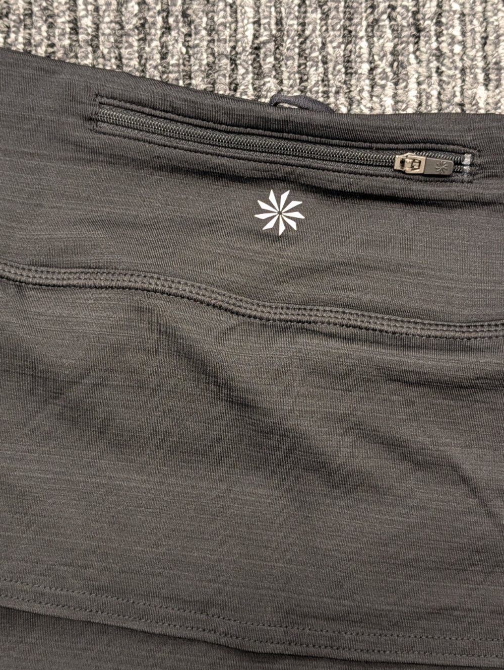 Athleta Swagger Tiered Ruffled Skirt Skort Black Size L - Picture 7 of 14